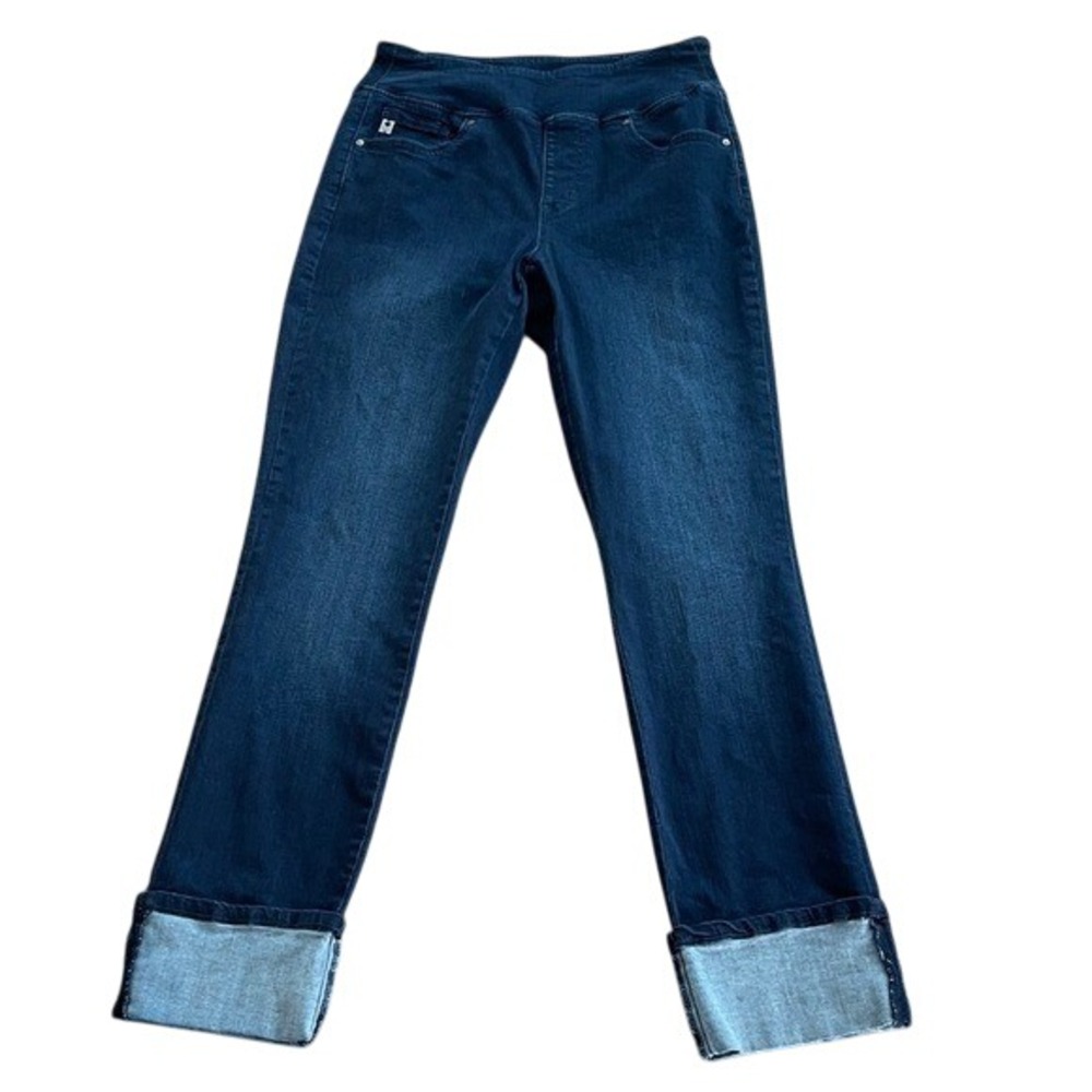 Belle Kim Gravel Pull On Cuffed Jeans 6T‎